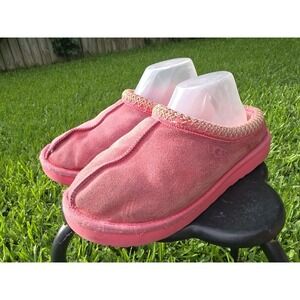Women's UGG Tasman slippers in a rock rose color size10 comfortable for everyday